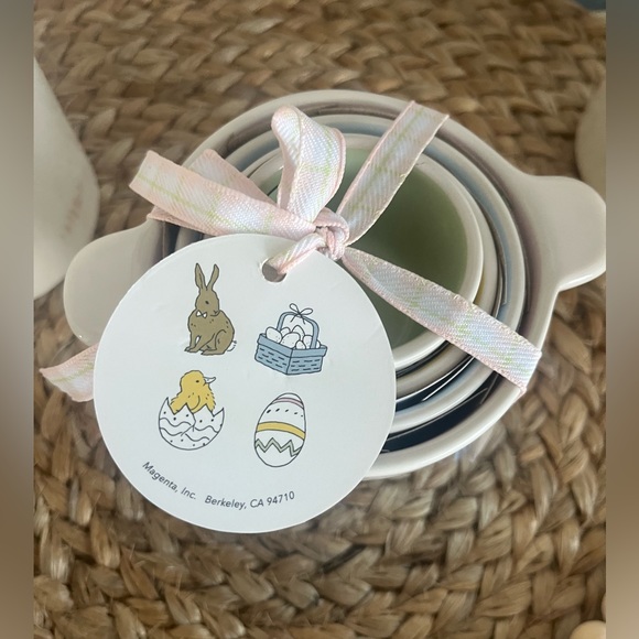 Ceramic Rabbit Design Nesting Bowls - Picture 3 of 4